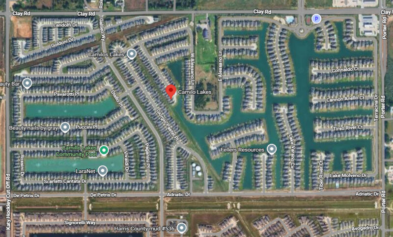 Camillo Lakes Map 2 – Katy Texas Real Estate Information Camillo Lakes Map 2