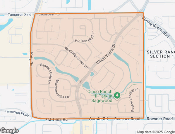 Cinco Ranch Northwest Map 2