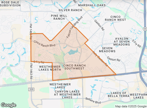 Cinco Ranch Southwest Map 2