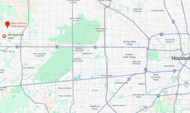 Katy Court Map