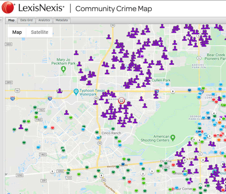 katy map of sex offenders