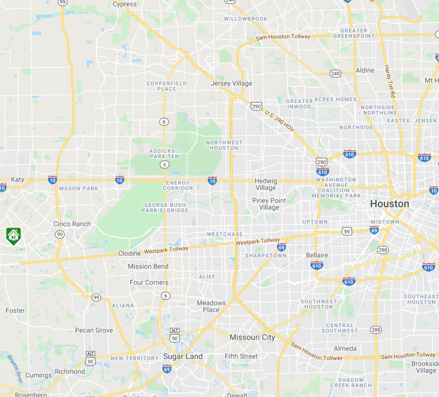 Cinco Ranch Southwest Map