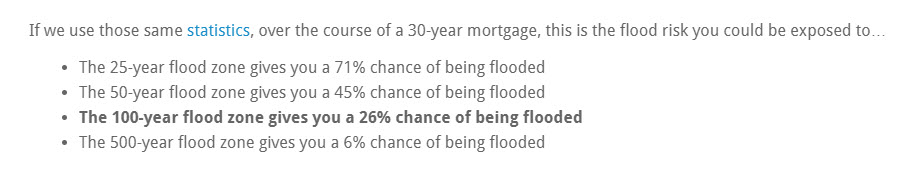 percent chance flooding